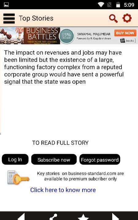 Business Standard News screenshot 2