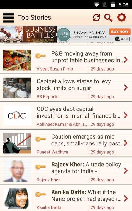 Business Standard News screenshot 1