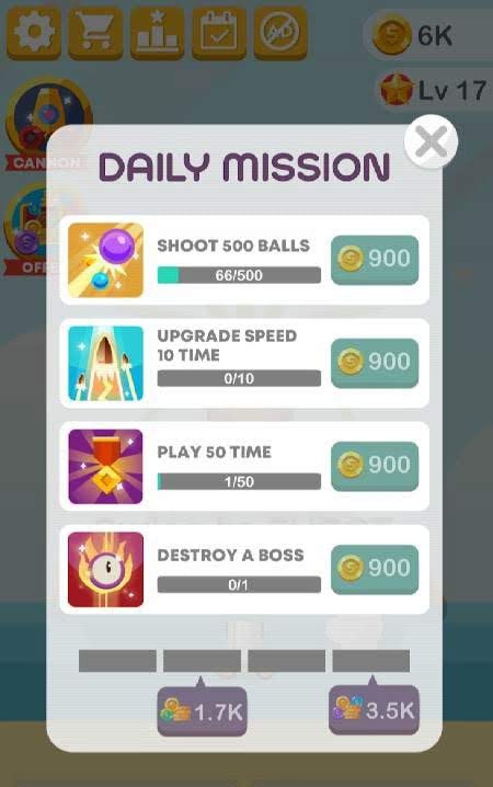 Finger Cannon Master:Ball Blast action scene