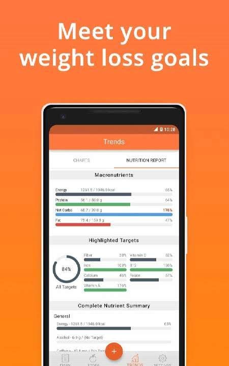 Cronometer – Nutrition Tracker (ad free) Screenshot 4