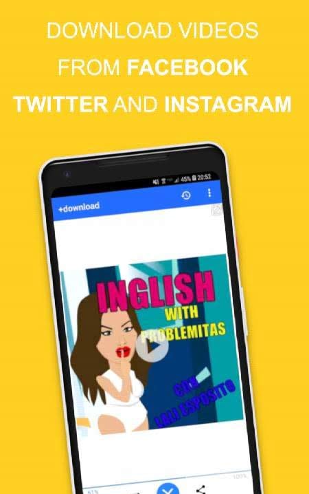 +download - Video download for Twitter & Facebook screenshot 2