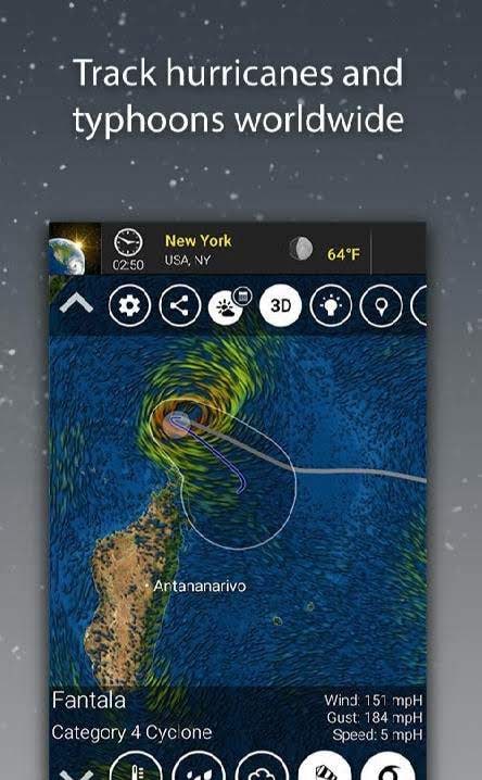MeteoEarth app screenshot 2