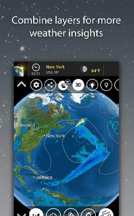 MeteoEarth app screenshot 1