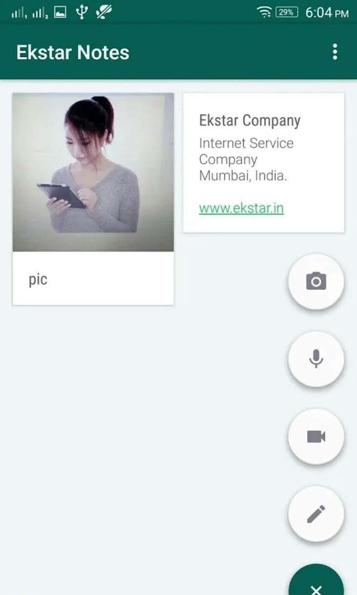 Ekstar Notes screenshot 1