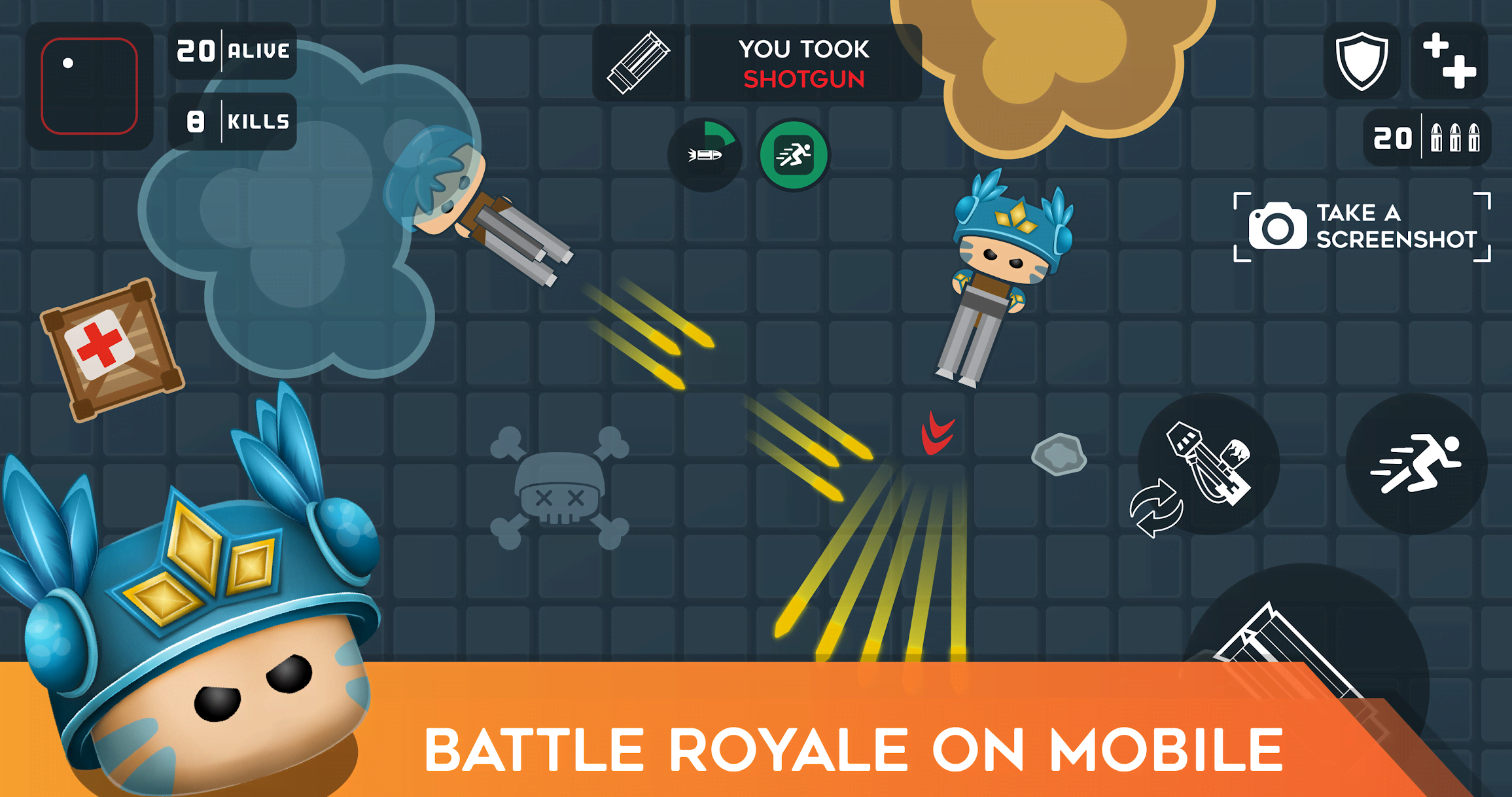 Mobg.io Survive Battle Royale screenshot 1