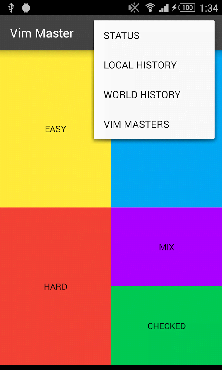 Second screenshot of Vim Master