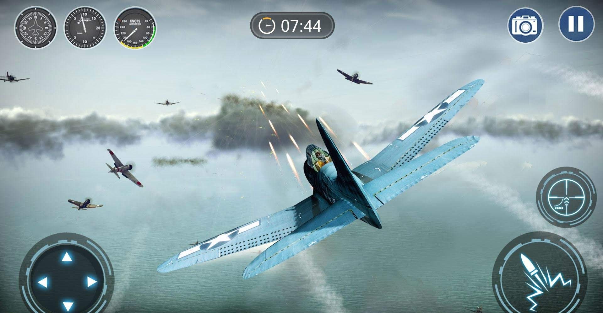 Skyward War - Mobile Thunder Aircraft Battle Games screenshot 4