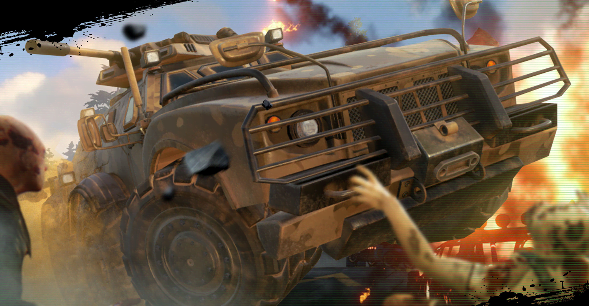 Dead Zombie Killing Road screenshot 1