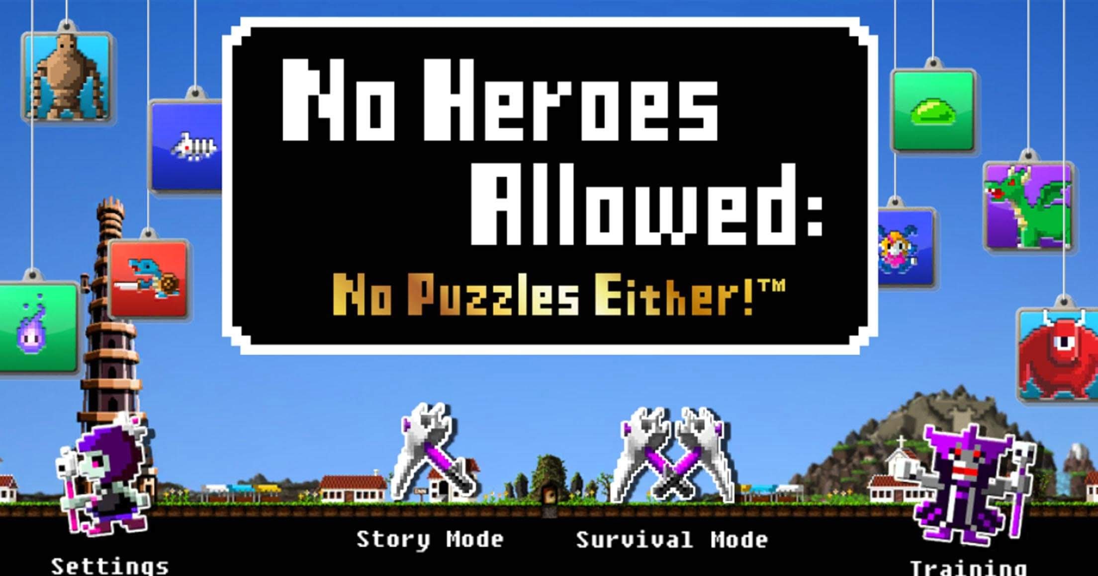 No Heroes Allowed:No Puzzles Either!™G gameplay screenshot 1