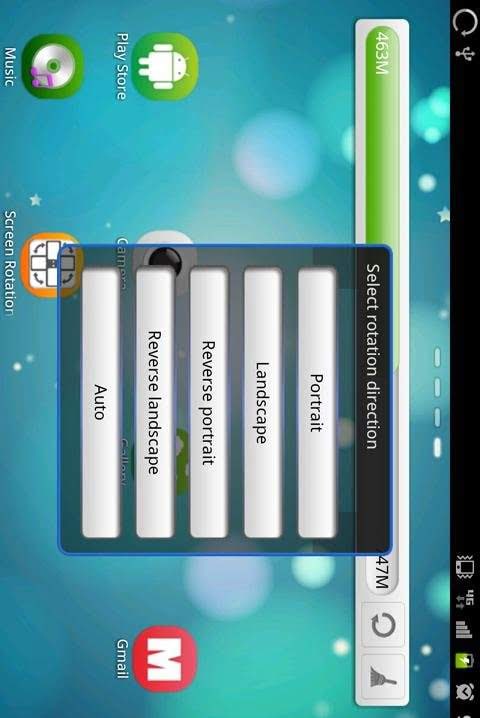 Screen Rotation Control screenshot 2