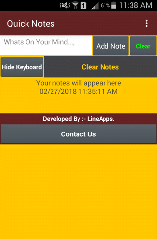 Quick Notes screenshot 3