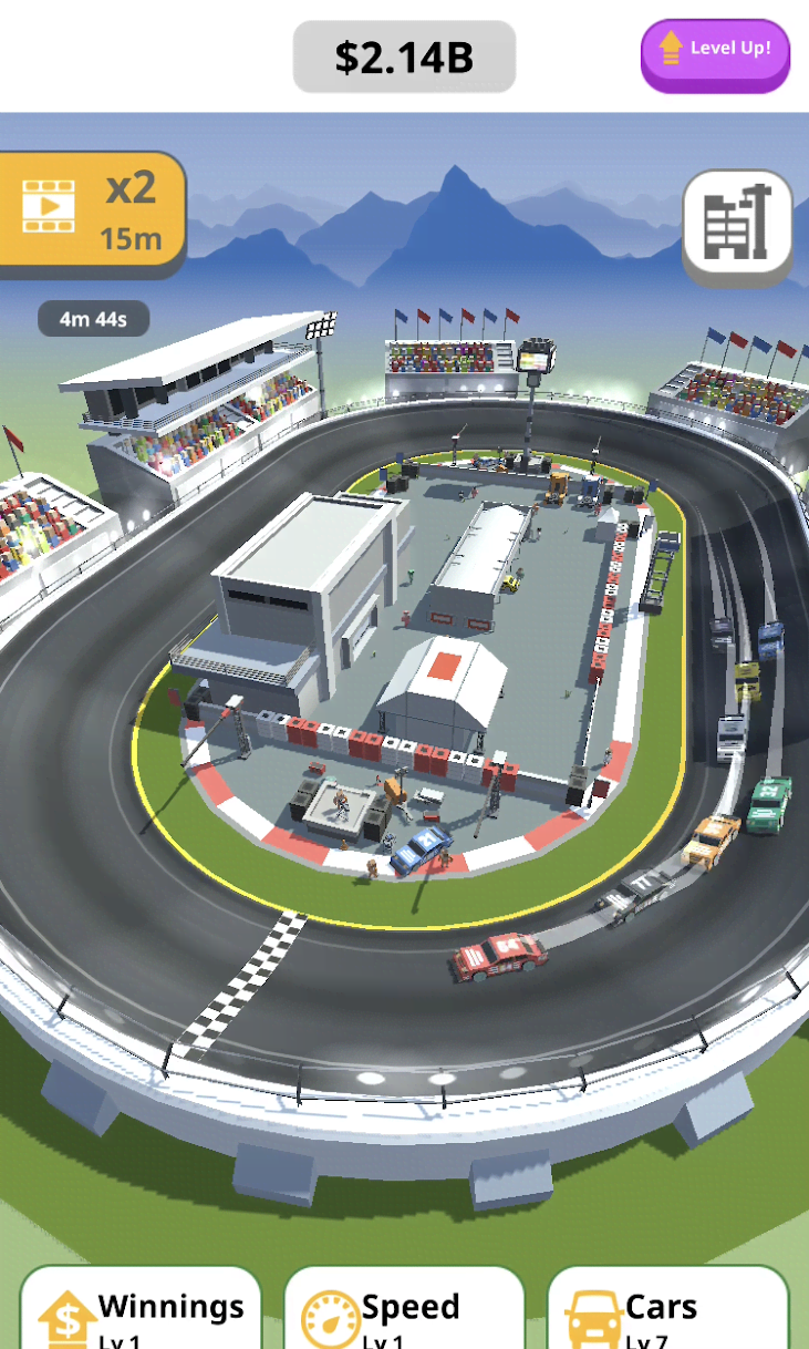 Idle Race Track screenshot 2