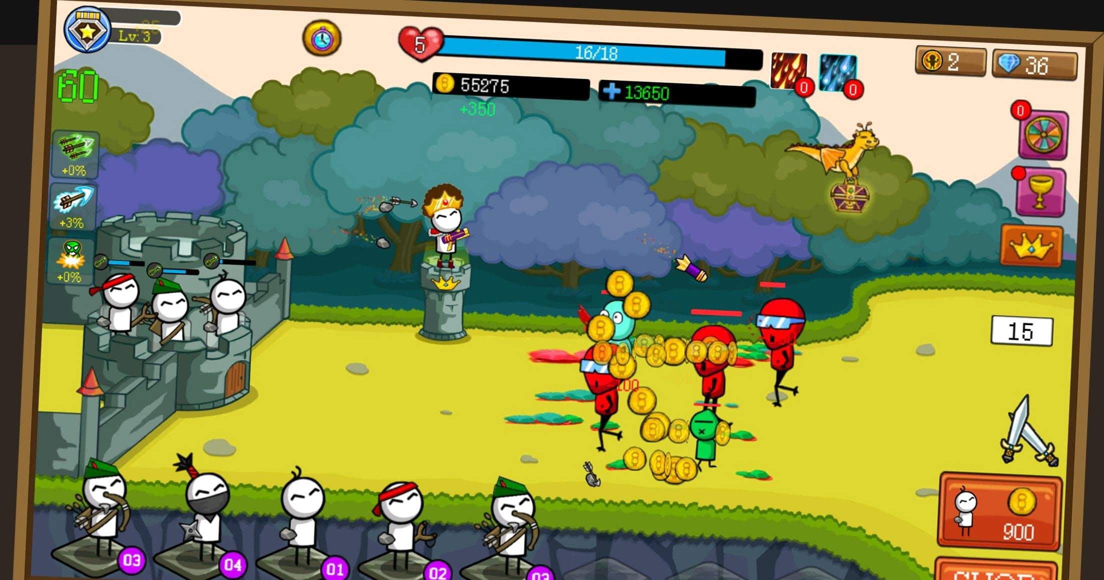 Merge Archer : Tower Defense screenshot 1