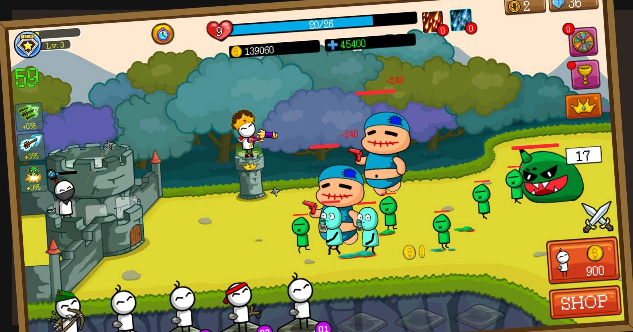 Merge Archer : Tower Defense screenshot 2