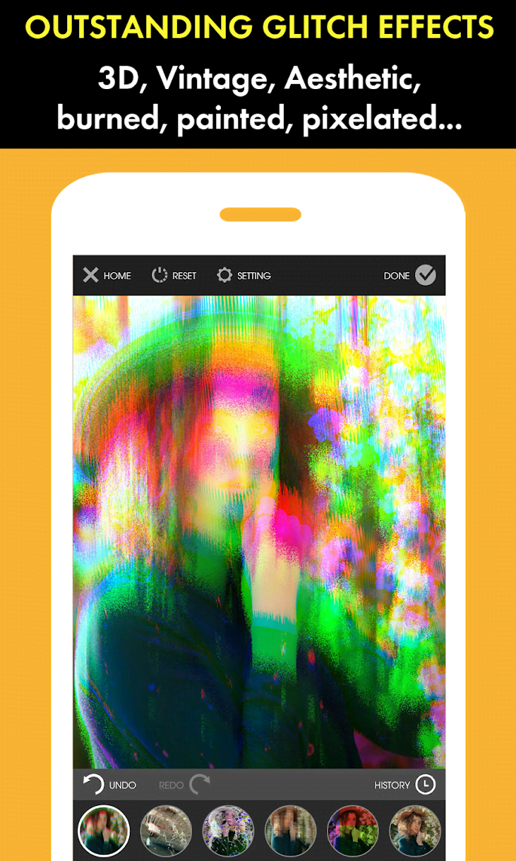 Glitch Photo Maker - Trippy Effects screenshot 1