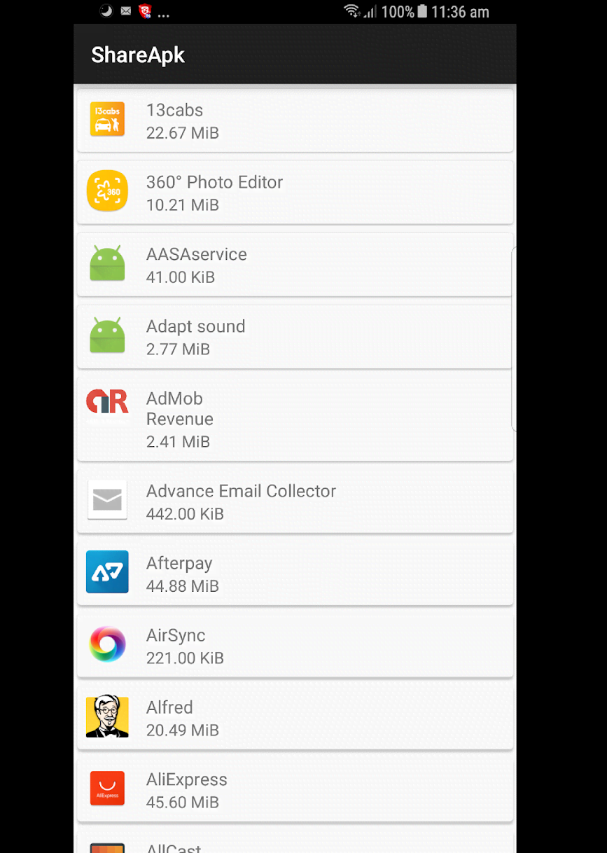 Share Apk screenshot 1