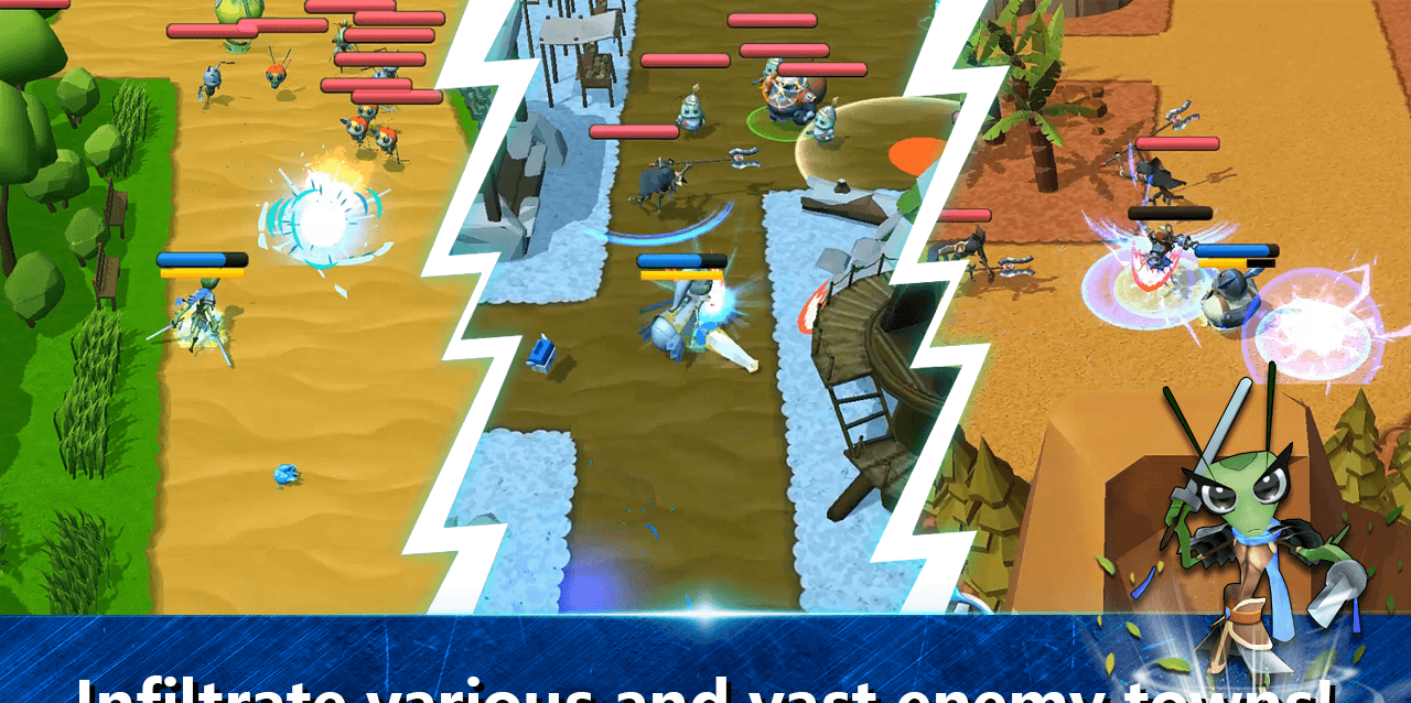 Bugs Adventure War gameplay screenshot 3