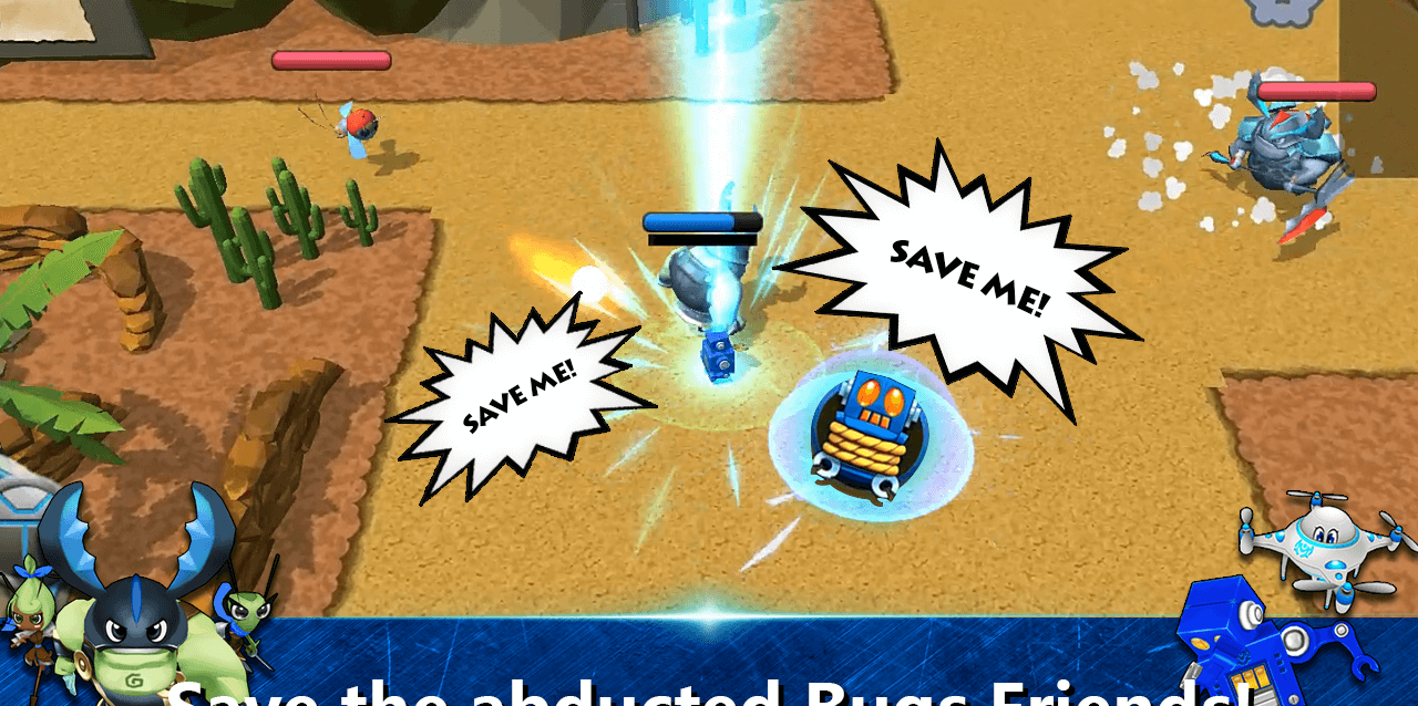 Bugs Adventure War gameplay screenshot 2