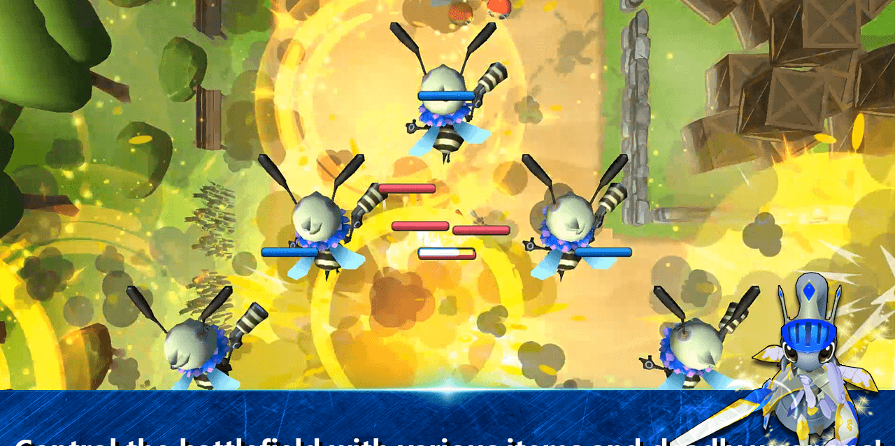 Bugs Adventure War gameplay screenshot 1
