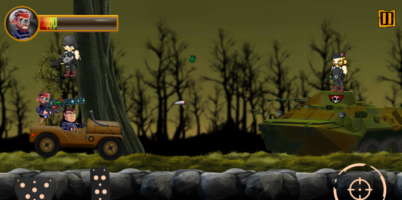 Metal Strike: Shooting Soldiers 2D screenshot 4