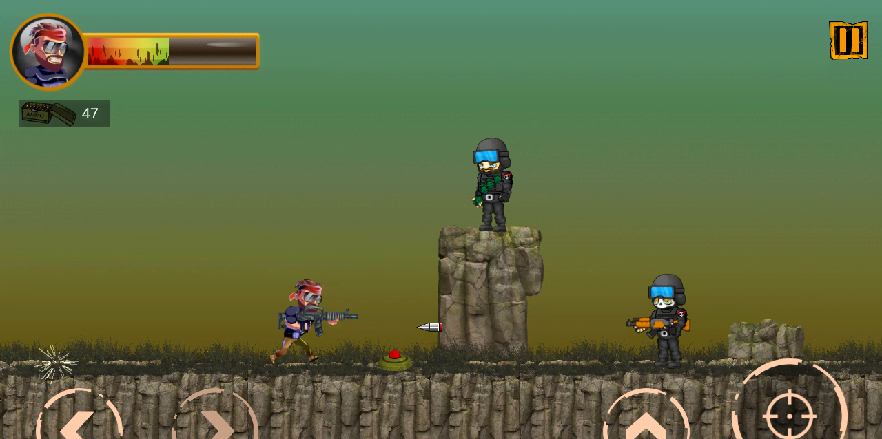 Metal Strike: Shooting Soldiers 2D screenshot 1