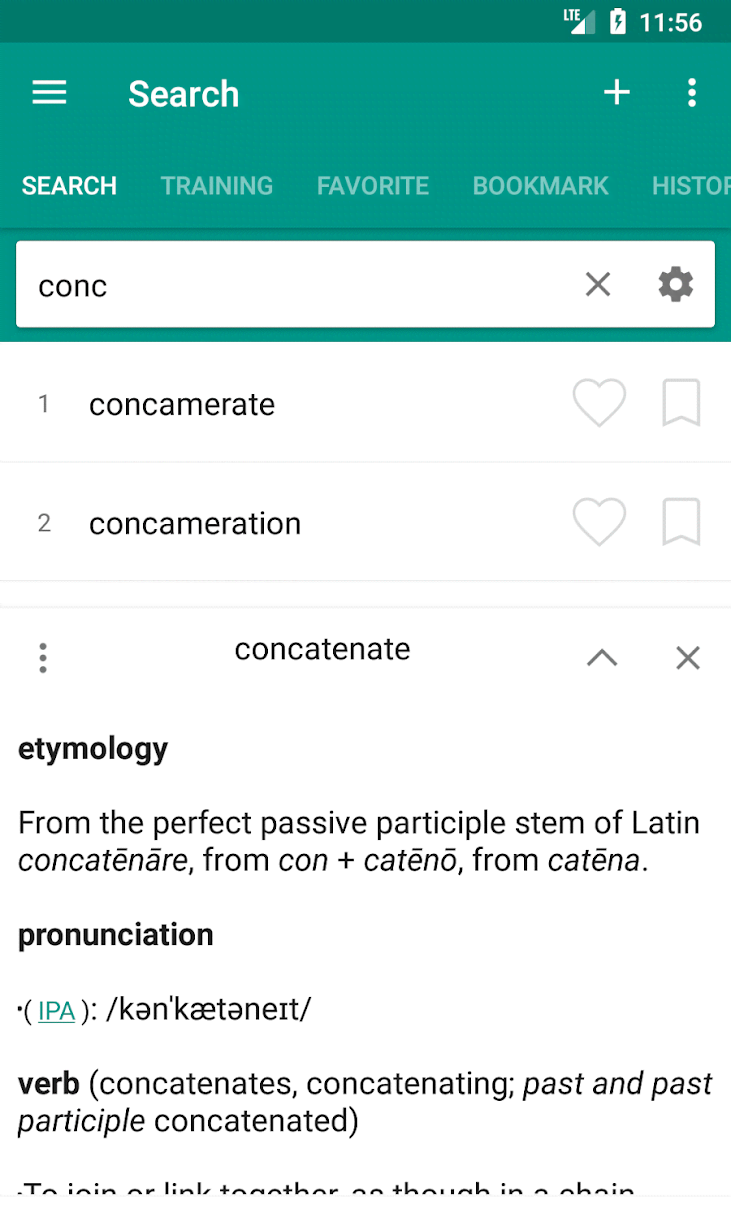 Dictamp English Dictionary - Offline screenshot 1
