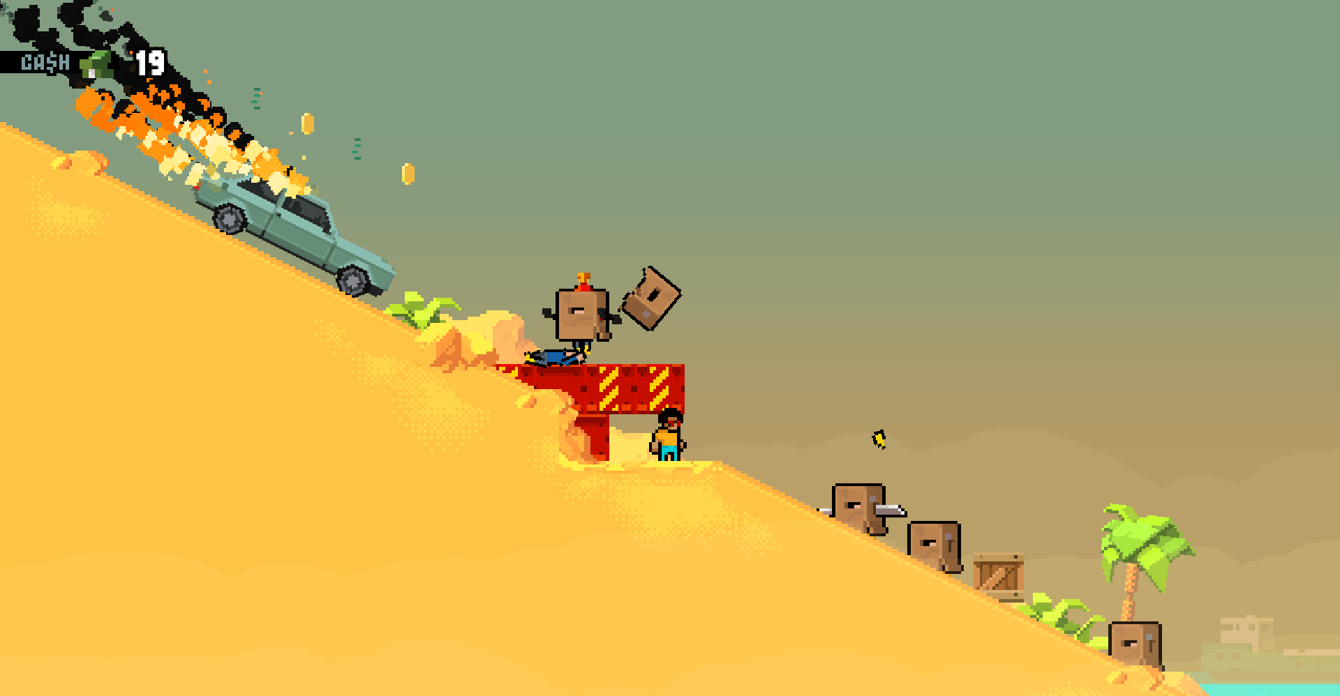 Shootout on Cash Island gameplay screenshot 1