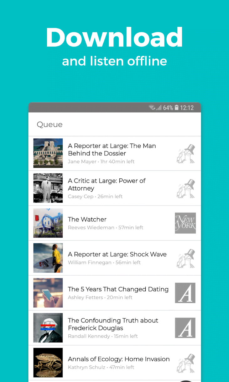 Audm screenshot 3