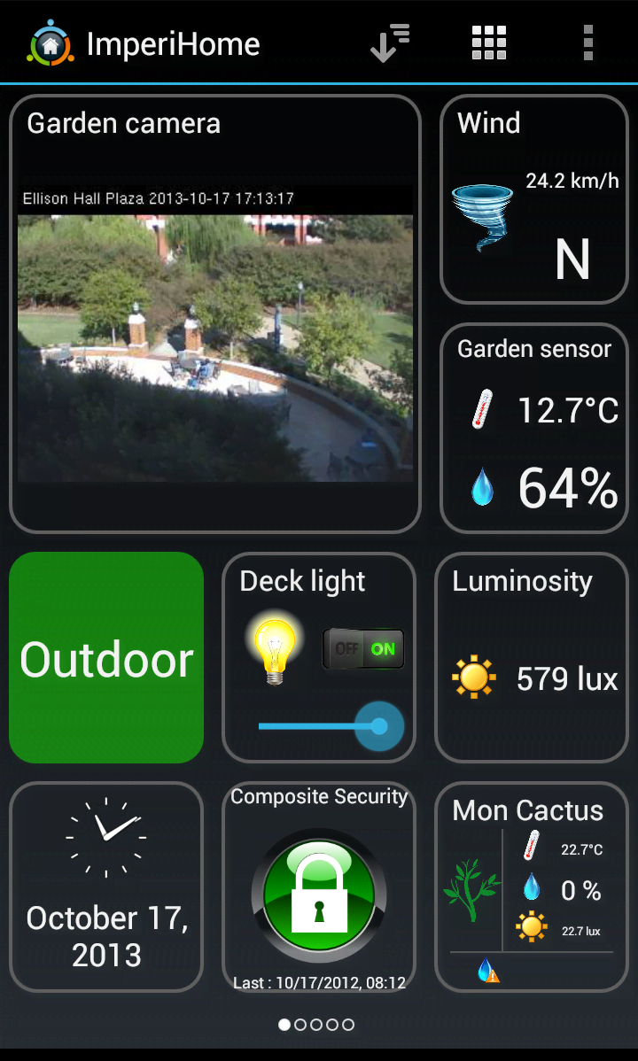 ImperiHome – Smart Home & Smart City Management screenshot 1