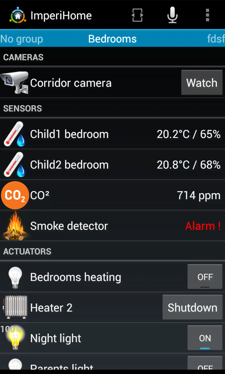 ImperiHome – Smart Home & Smart City Management screenshot 3