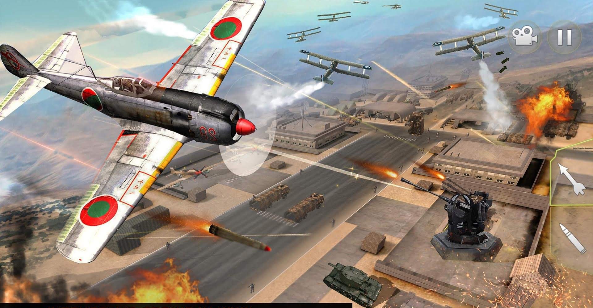 Airplane Fighting War Air Shooting Games screenshot 3