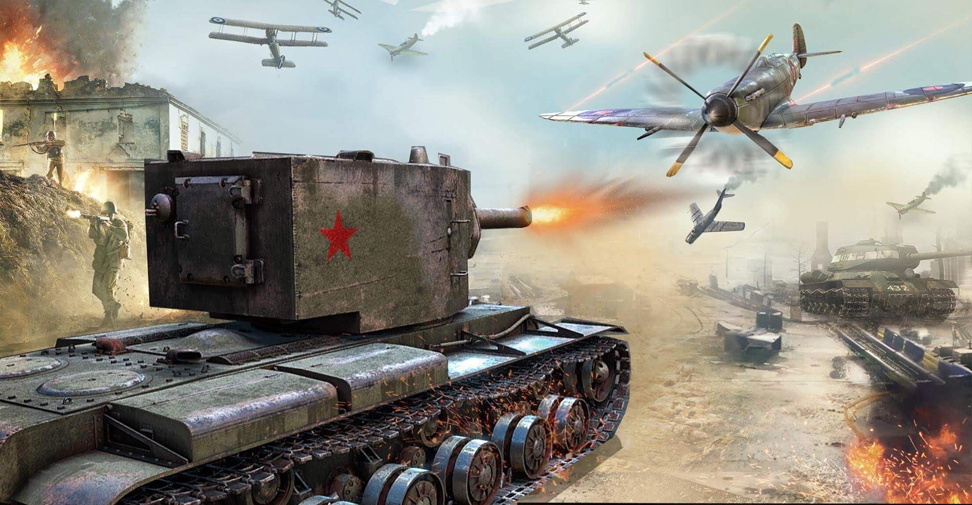 Airplane Fighting War Air Shooting Games screenshot 4