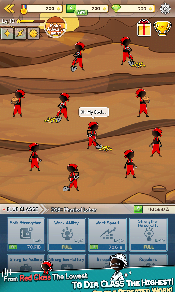 Class Society gameplay screenshot 1