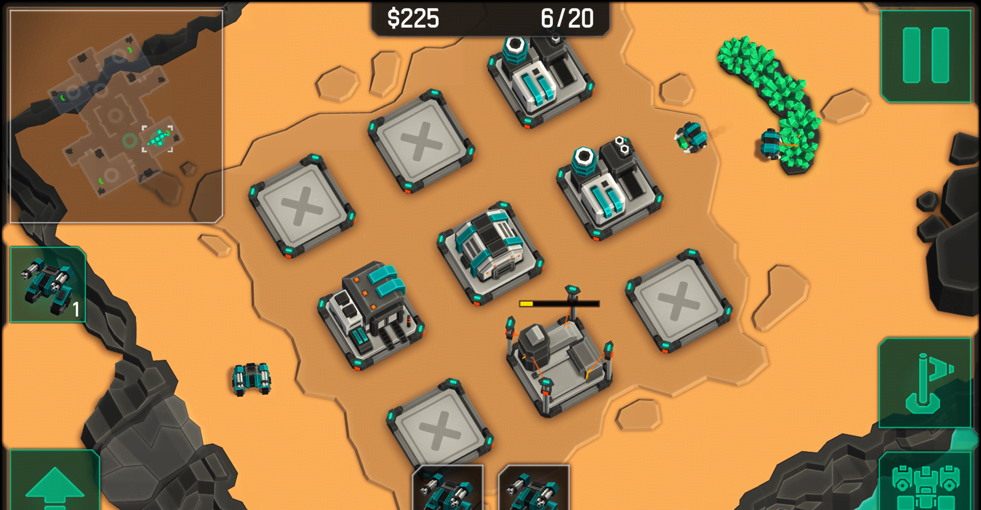 MechCom 2 - 3D RTS gameplay screenshot 1