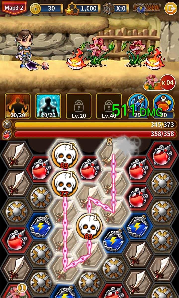 Ghost Soul Saver Puzzle RPG screenshot 3