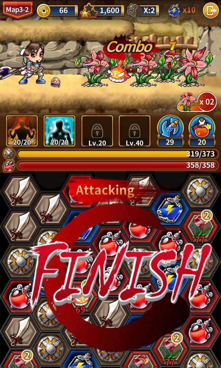 Ghost Soul Saver Puzzle RPG screenshot 4