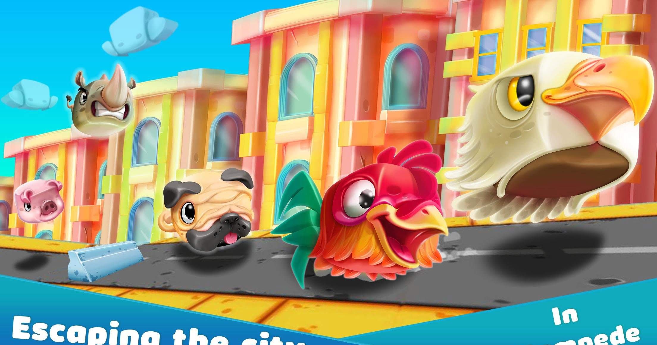 Stampede Rampage: Wild animals escaping the city? screenshot 2