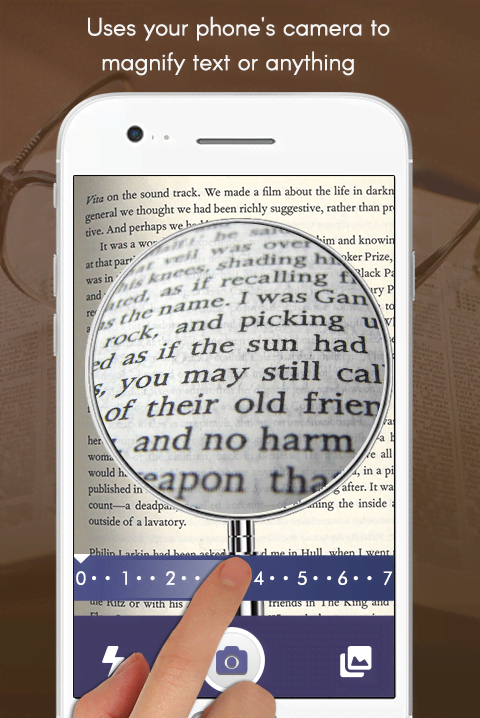 Magnifying Camera: Telescope Microscope Theme tool selection menu