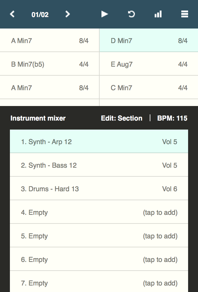Chordbot screenshot 3