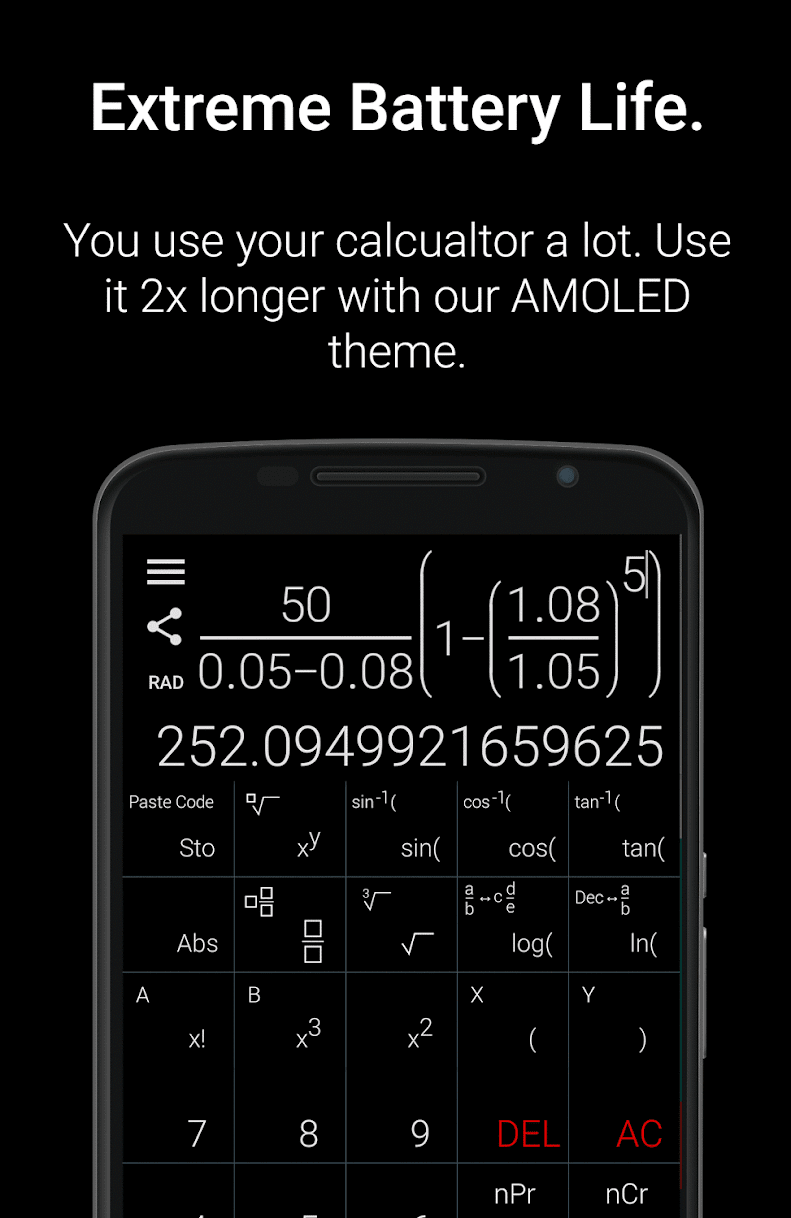 Natural Scientific Calculator screenshot 3