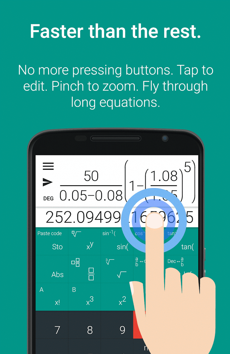 Natural Scientific Calculator screenshot 1