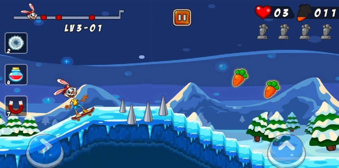 Bunny Skater gameplay screenshot 4
