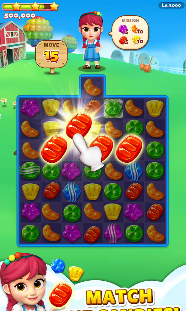 Sweet Road - Cool Match 3 screenshot 3