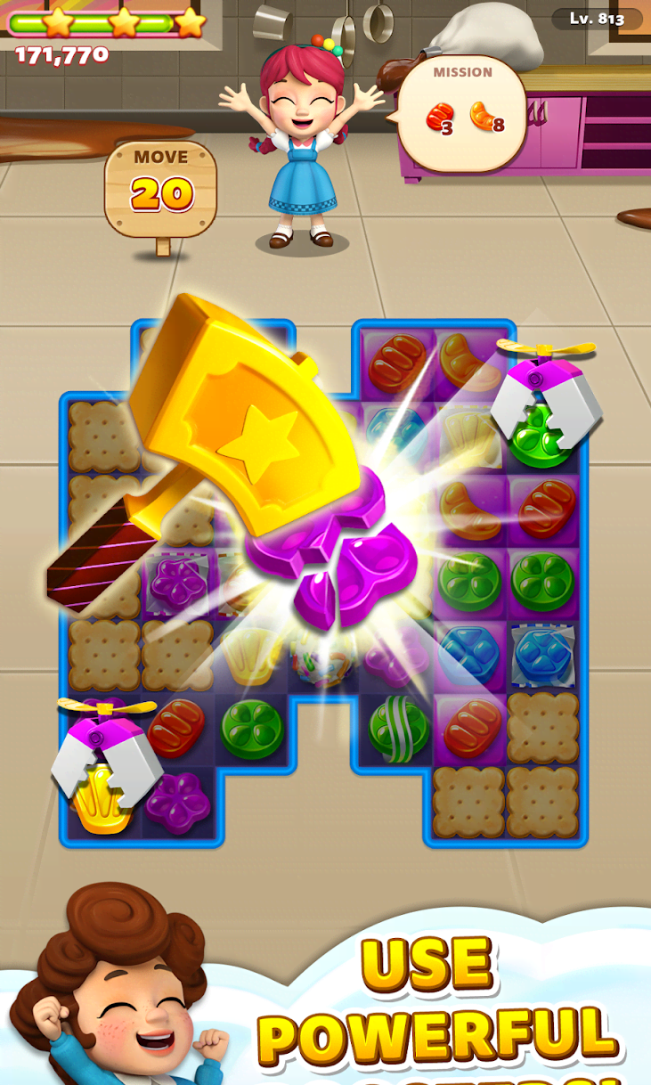 Sweet Road - Cool Match 3 screenshot 2