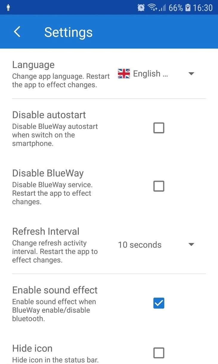 BlueWay - Smart Bluetooth screenshot 4