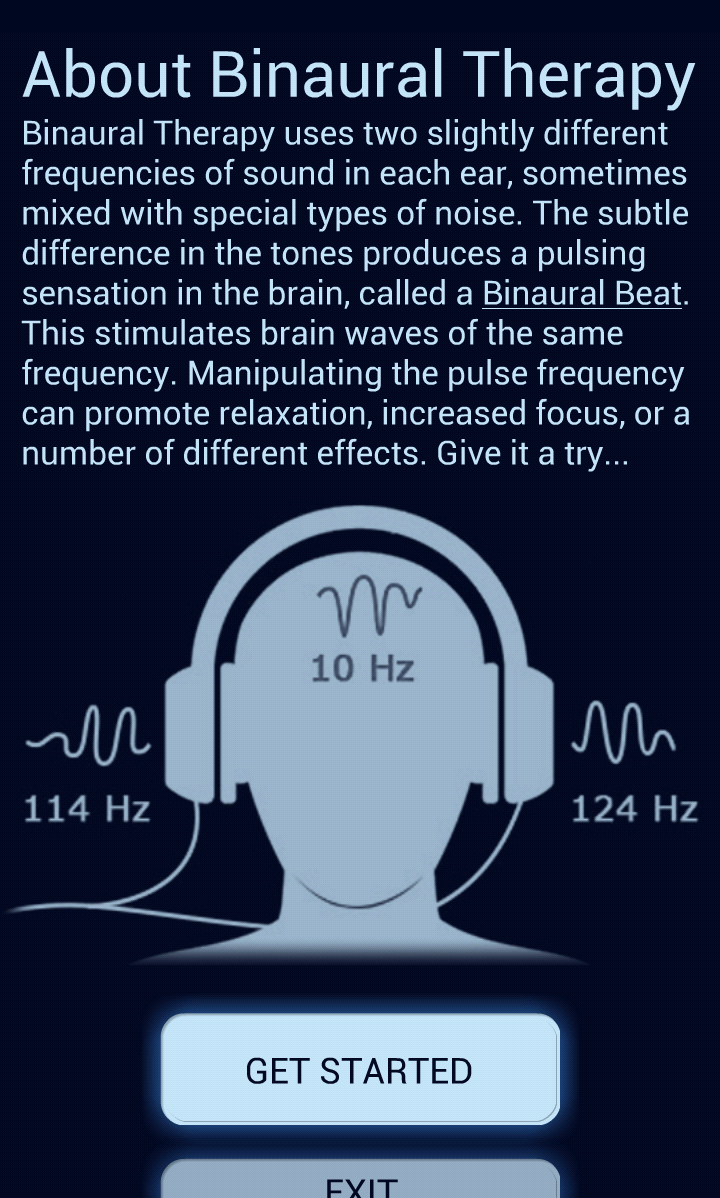 BRAINAURAL binaural brain therapy screenshot 2