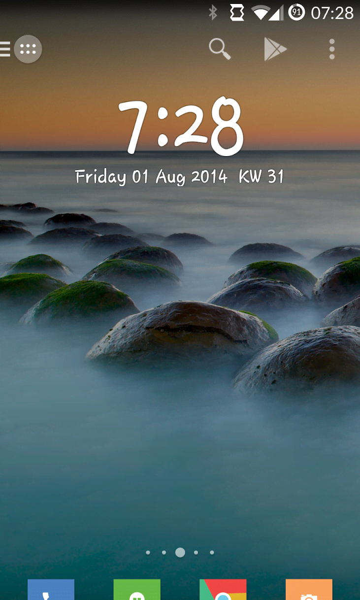 Minimalistic Text: Widgets screenshot 1