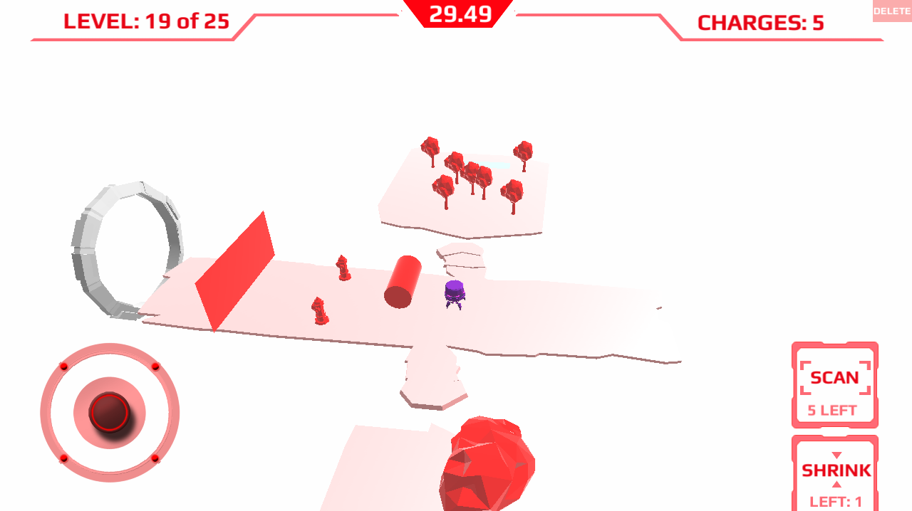 Peep - Minimalist Sci-Fi Robot Platformer gameplay screenshot 3