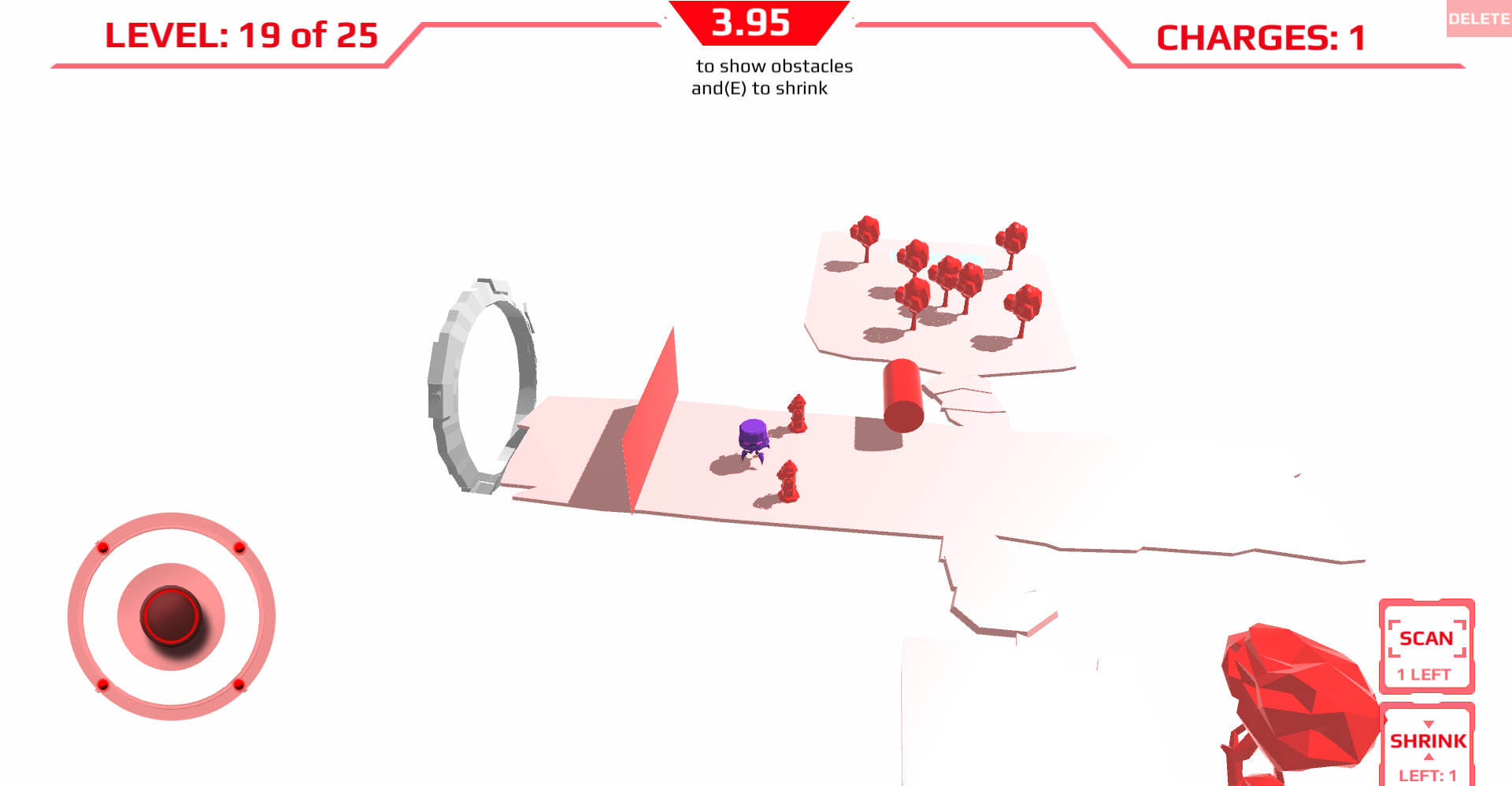 Peep - Minimalist Sci-Fi Robot Platformer gameplay screenshot 1