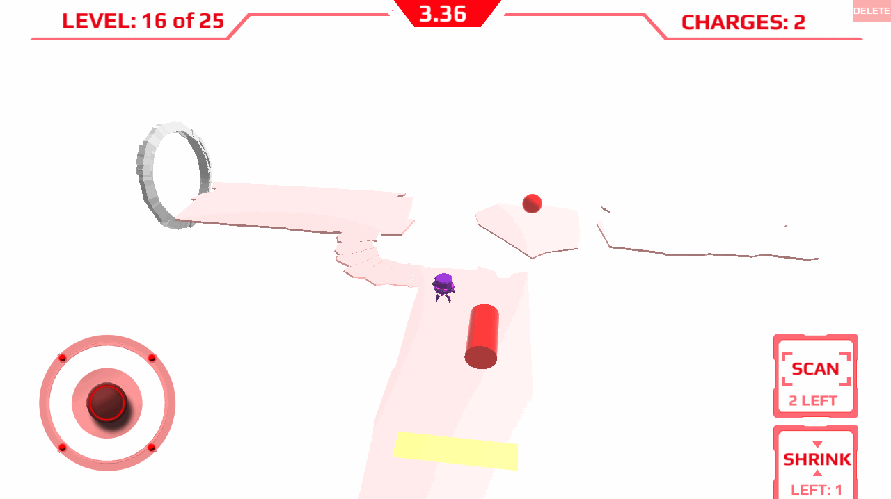 Peep - Minimalist Sci-Fi Robot Platformer gameplay screenshot 4